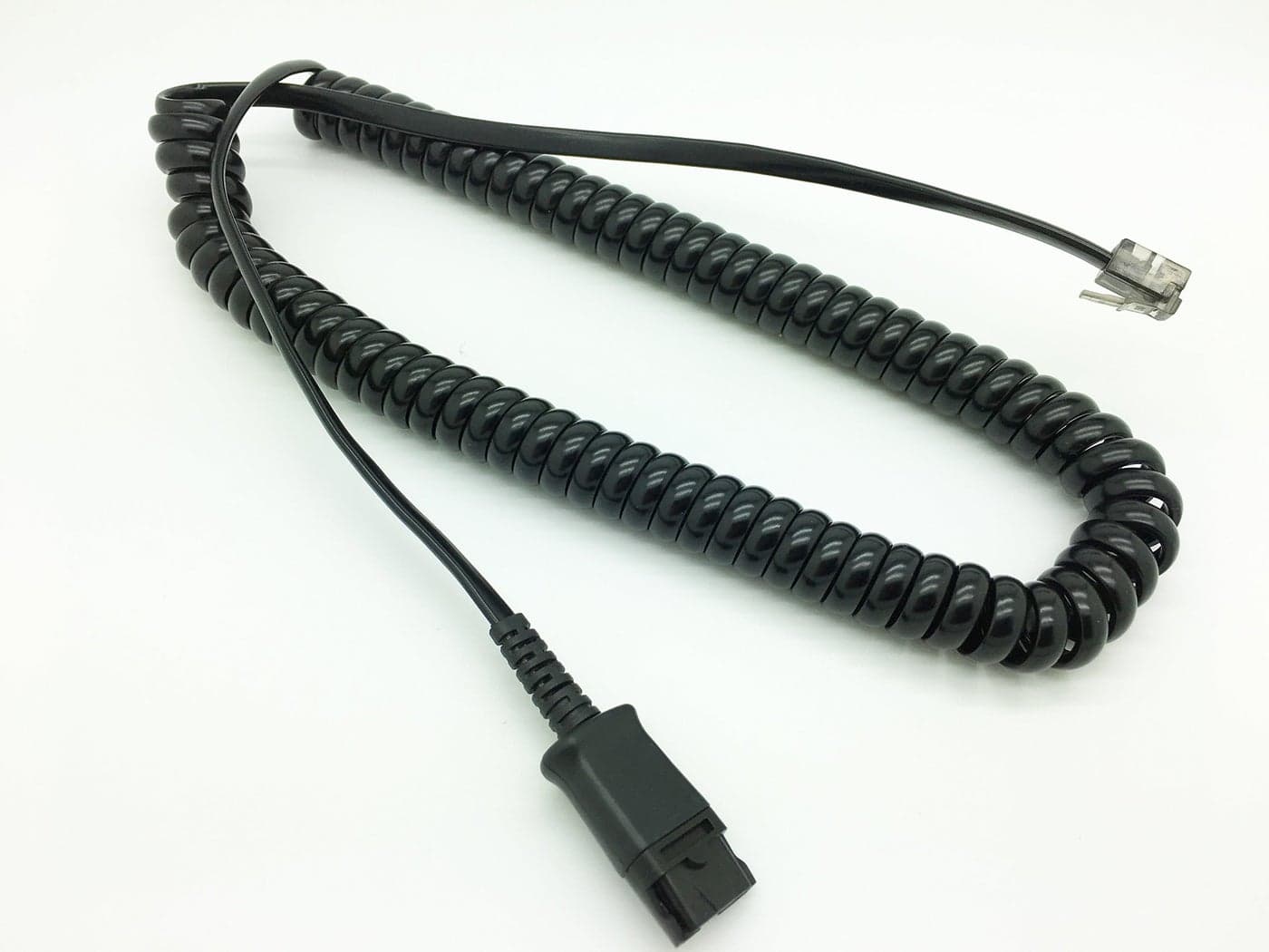 Premium Quick Disconnect Cable Compatible with Mitel, Plantronics U10P Polaris H-Series headsets with Built-in Amplifier, Polycom VVX, Analog Deskphones, Avaya, Nortel, Aastra | 27190-01 2719001