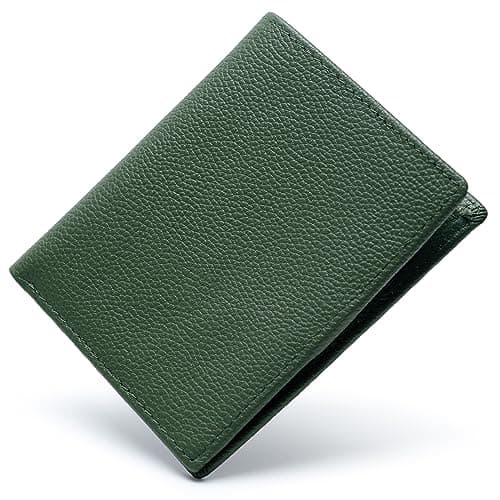 Bveyzi Ultra Slim Small RFID Wallet for Women, Leather Tiny Thin Bifold Pocket Ladies Wallet