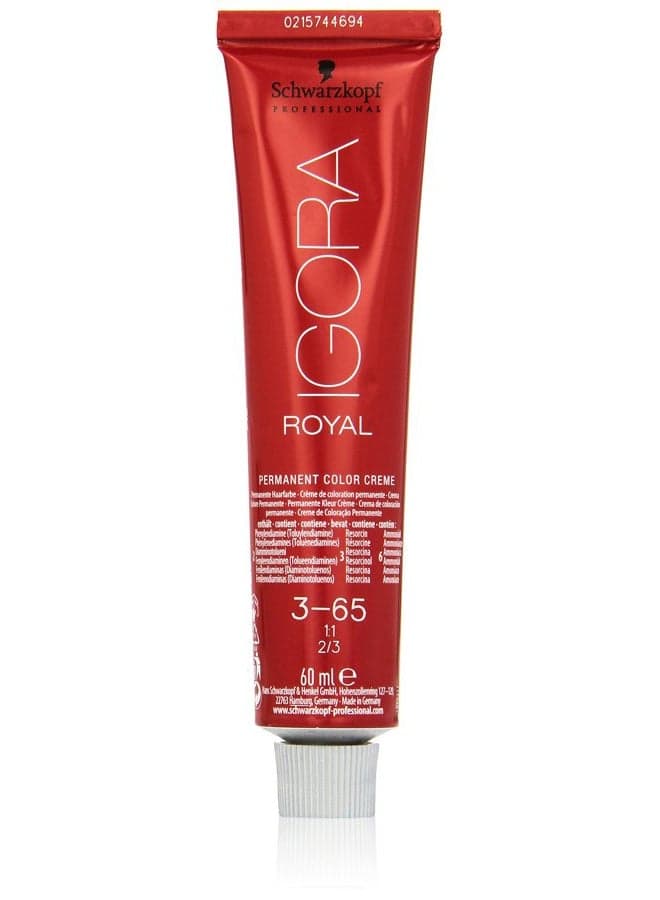 Igora Royal 3-65 dark brown chocolate gold 60ml