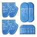 RelaxCoo Replacement Gel Ice Packs for Cold Therapy Socks Hand Ice Pack Gloves 10Piece Set Extra Reusable Ice Pack Compresses for Injuries L Blue