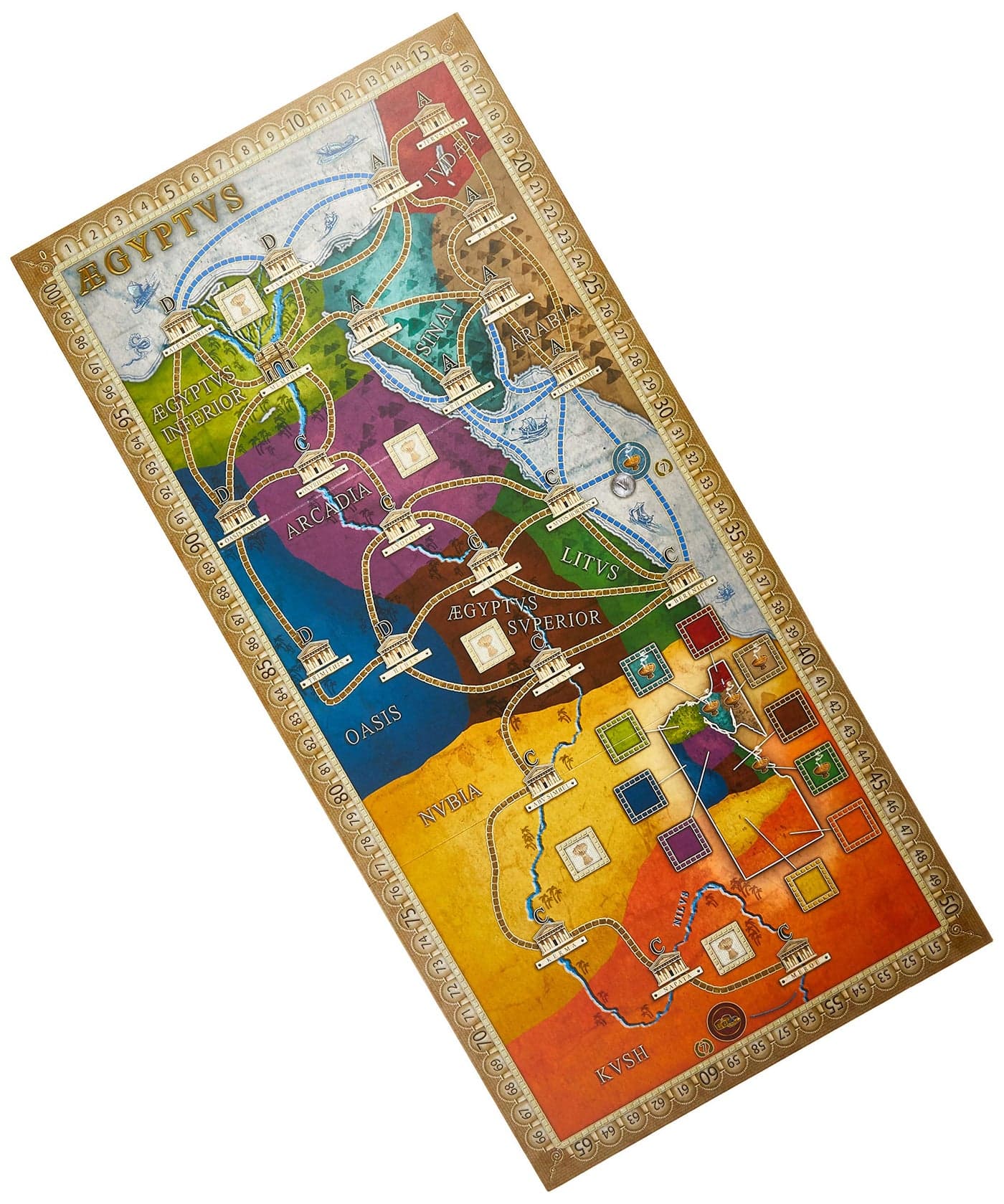 Rio Grande Games Concordia: Aegyptus and Creta Board Game Expansion for 2-5 Players (Ages 12+) - Standard Edition