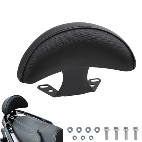 Mokuo Motorcycle Rear Backrest Driver Backrest in Soft Sponge Material Compatible with Chinese GY6 Scooter Mopeds Jonway Sunl