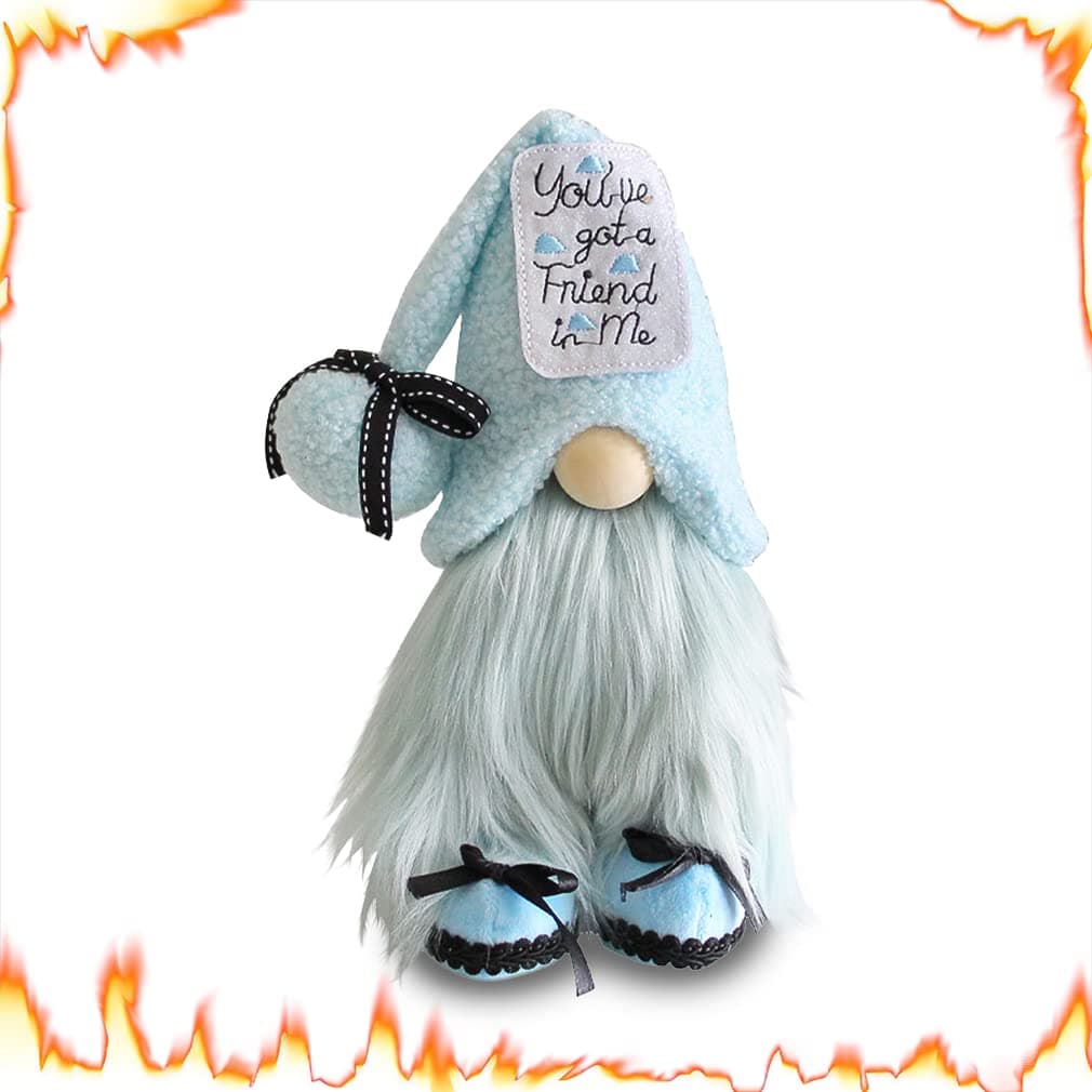 AMOH JERCY Friendship Gnome Plush Youve Got a Friend in Me Quote Scandinavian Decor Farewell Encouragement Birthday Graduation Coworker Leaving Thinking of You Gift