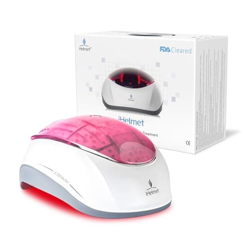 iHelmet Laser Hair Growth System (FDA Cleared), Hair Regrowth Helmet & Laser Cap, Hair Loss Treatment for Men and Women, Low Level Laser Therapy for Hair Growth, Anti-Thining Treatment,36 Pink