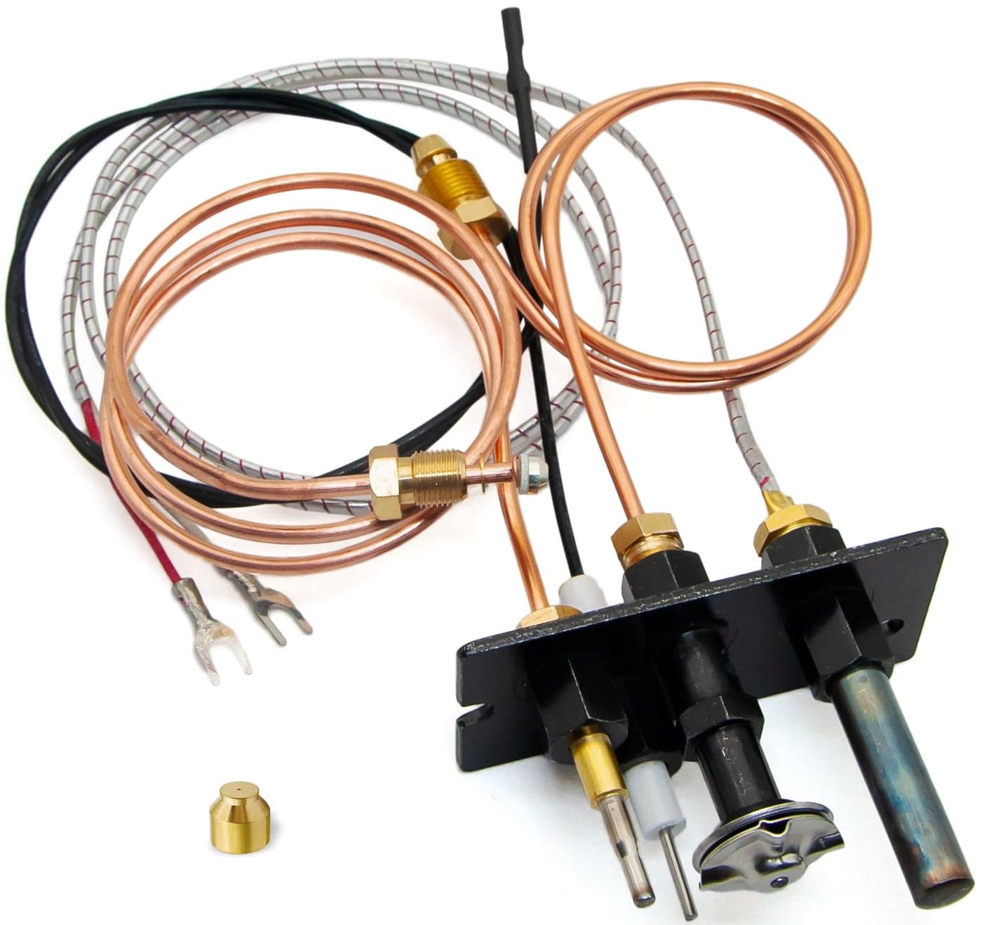 Propane and Natural Gas Pilot Assembly Replaces 10002265 10002264 LP NG 3 Way Pilot Replacement for MajesticTemcoVermont Castings DutchwestFireplace and StovesInclude Free NG Nozzle