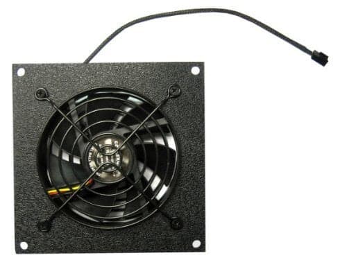 Coolerguys Pre-Set Thermal Controlled Cooling Kits for Cabinets, AV, and Components (Single 92mm, Thermal Plastic)