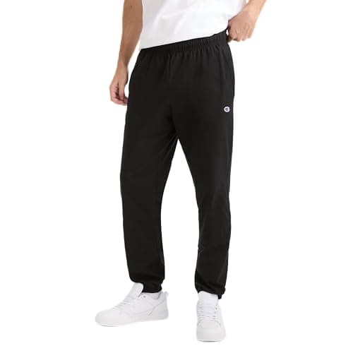 Champion mens Everyday Cotton Closed Bottom casual pants, Black, X-Large US