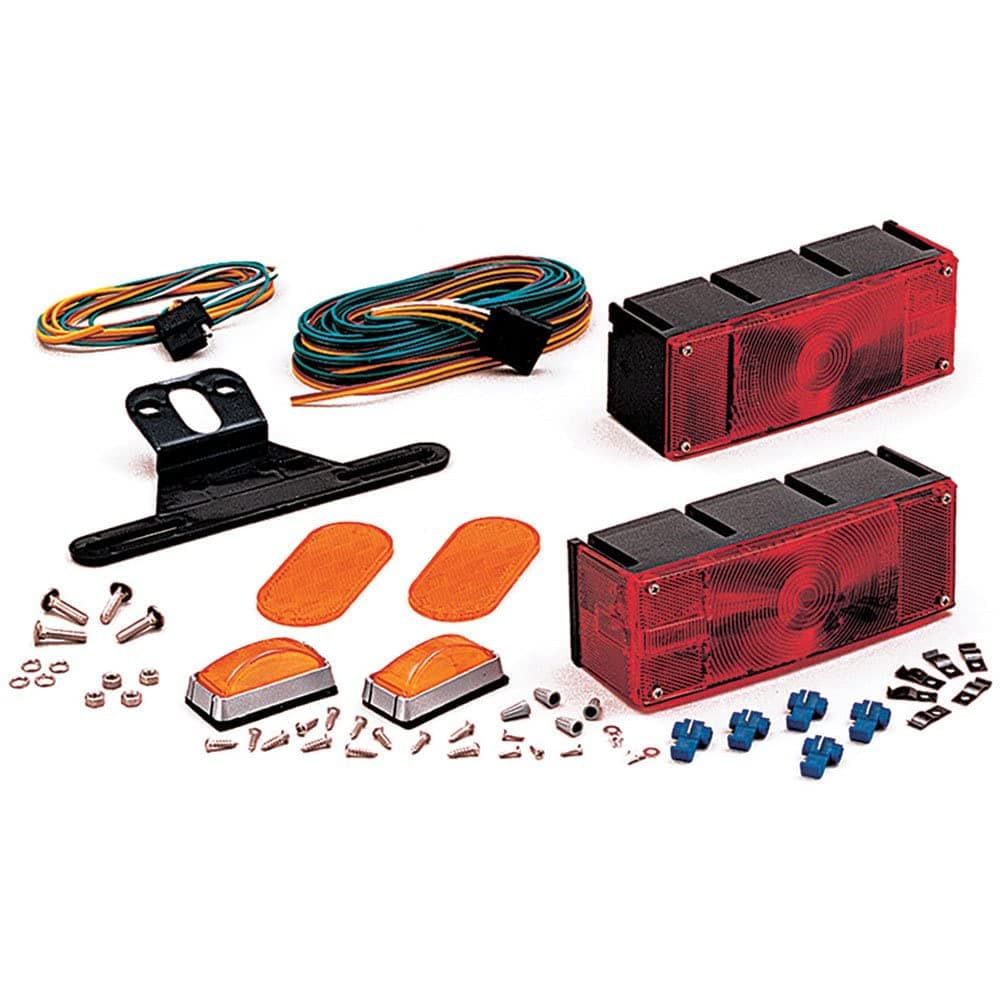 Optronics TL16RK Waterproof Universal Mount Combination Tail Light Kit Red