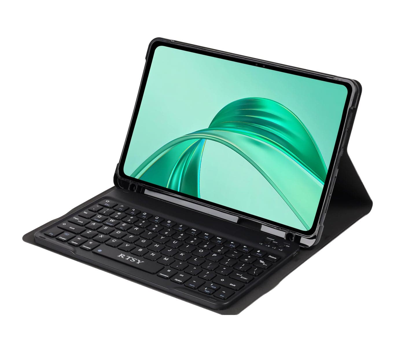 RTSY Keyboard case for Honor Pad X9 11.5-inch (29.21 cm), Anti Drop Keys, Multi Viewing Angle, Wireless Bluetooth Magnetically Detachable Keyboard Cover, Rechargeable (Black)