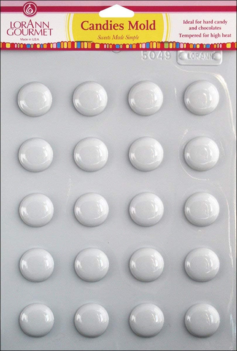 LorAnn Candy Discs Pieces Sheet Mold
