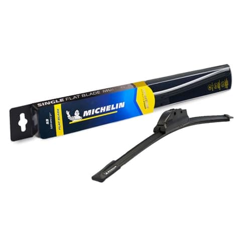 MICHELIN Flat Wiper Blade MULTI-FIT 21"inch,Single pc with Adaptors for All Japanese & European CAR's & SUV's