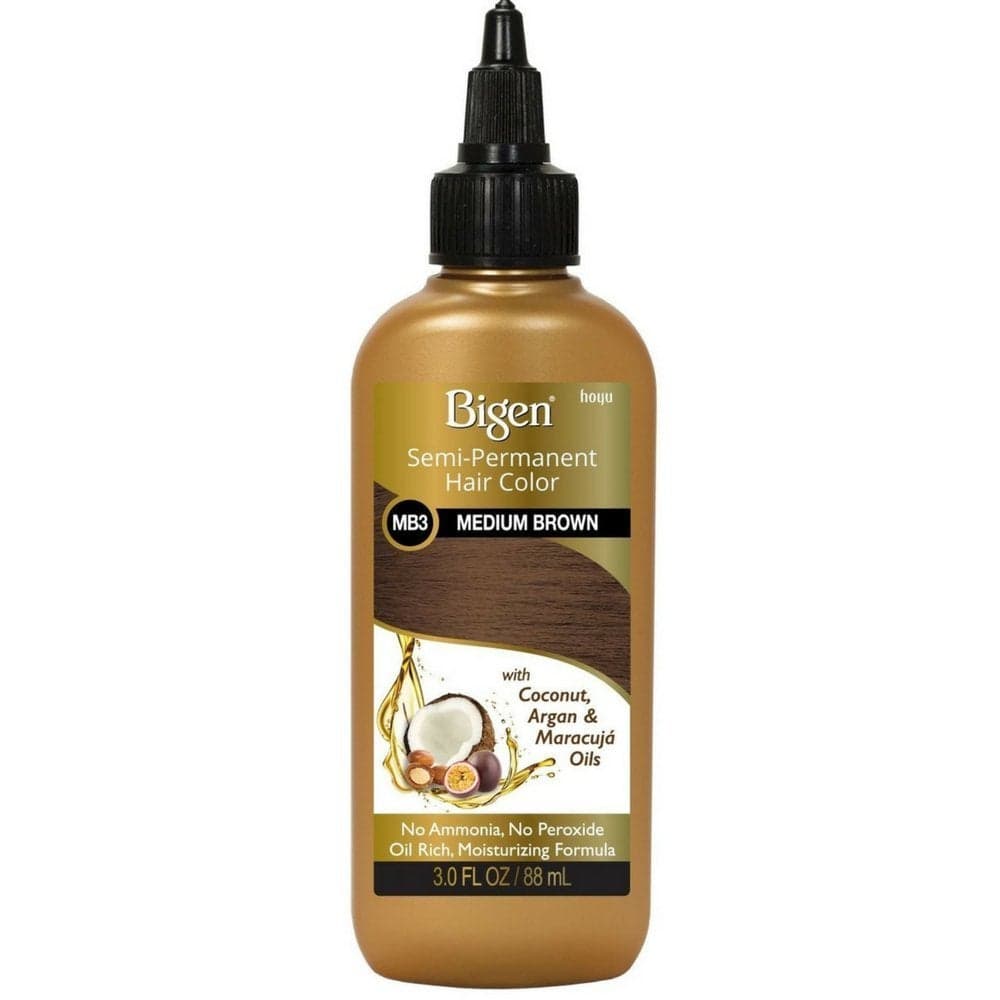 Bigen Semi Permanent Hair Color MB3 Medium Brown 3 oz