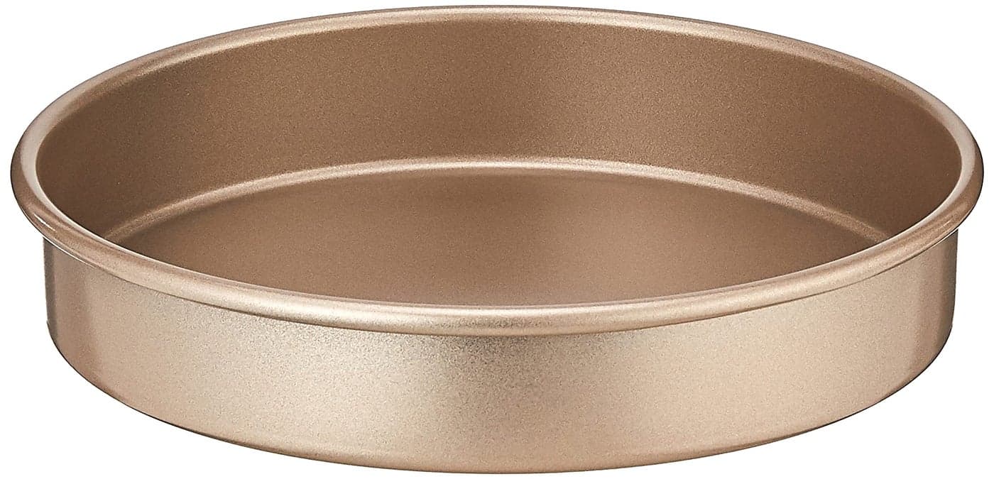 Cuisinart 9Inch Chefs Classic Nonstick Bakeware Round Cake Pan Champagne