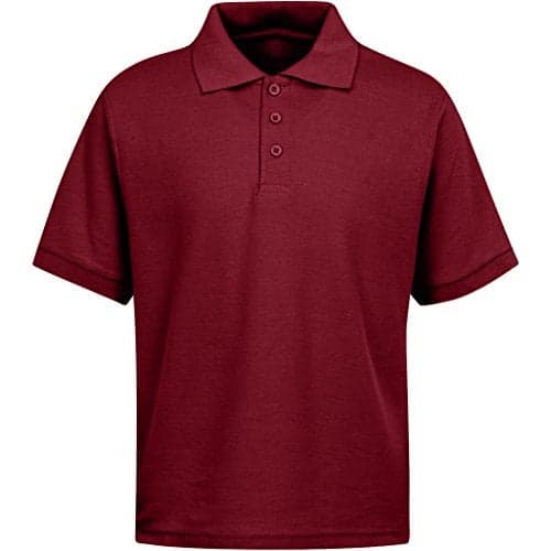 Premium Wear Boys Uniform Polo Shirt |Burgundy S