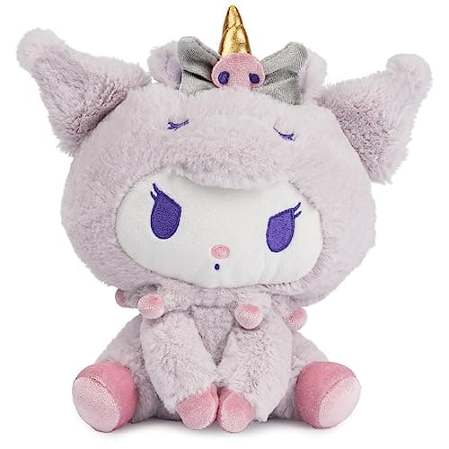 GUND Sanrio Kuromi Unicorn Plush Toy Premium Stuffed Animal for Ages 1 and Up Purple 6
