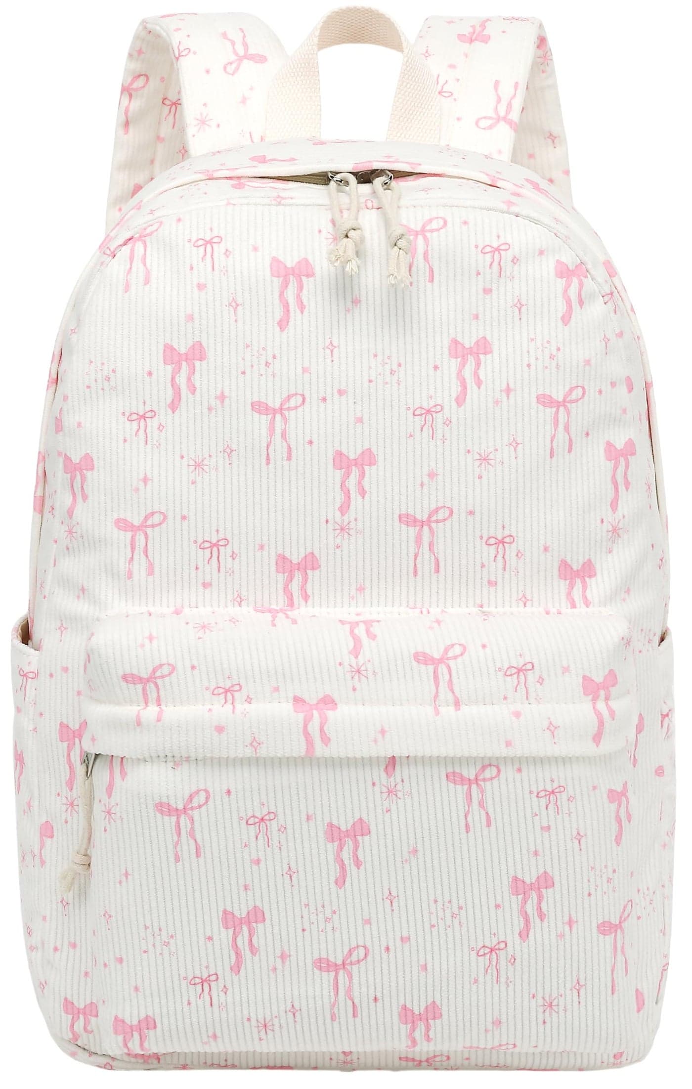 BTOOP School Backpack for Teens Large Corduroy Bookbag Lightweight 15.6 inch Laptop Bag for Girls Women Casual High School College