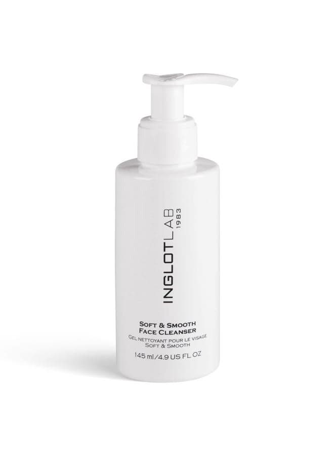 Soft & Smooth Facial Cleansing Gel - Removes Blemishes and Makeup Residues and Leaves Velvety Soft Moisturised Skin with Kombucha and Ginkgo Biloba Extracts 145ml