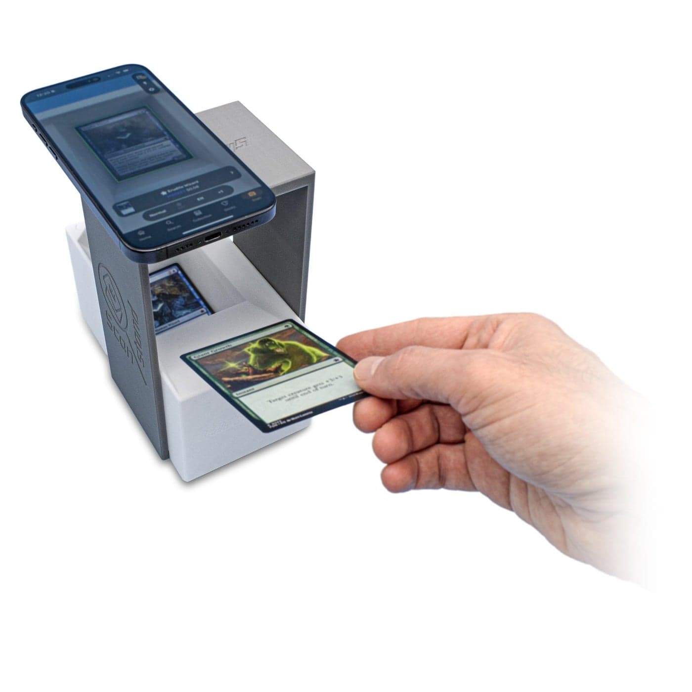 EnderToys MTG Card Scanner Unsleeved Cards Only Scan Stand Works Best with Manabox App