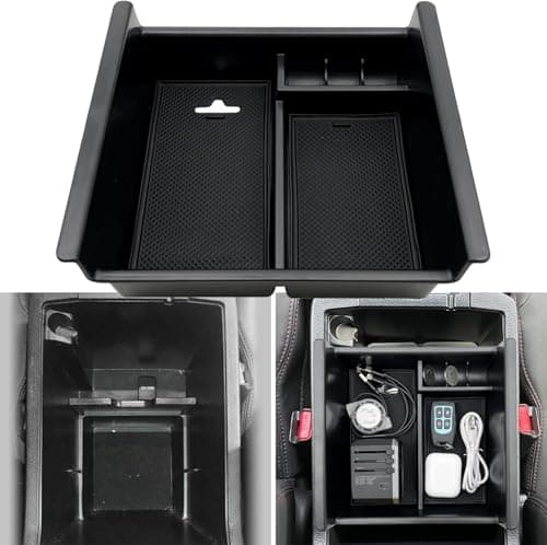 JOJOMARK Compatible with Toyota 4Runner Accessories Center Console Tray Organizer Armrest Box Storage Fit for 4Runner 2010-2019 2020 2021 2022 2023 2024 (Console Organizer)