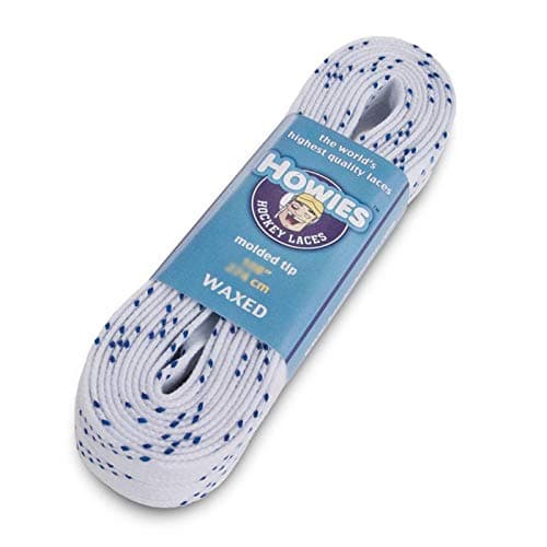 Howies Hockey Skate Laces Waxed White 108" (Senior 8-10)