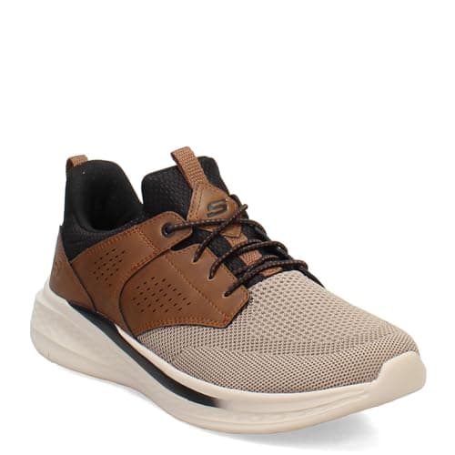 Slade - Breyer Knitted Bungee Sneaker,Brown/Tan,9 Medium