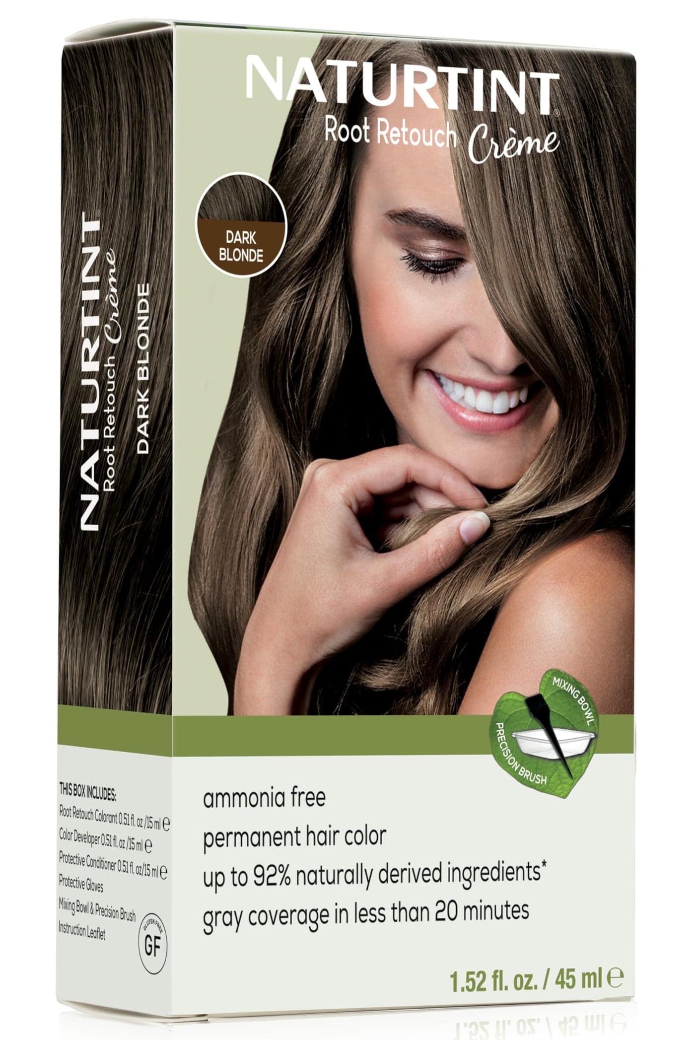 Naturtint Dark Blonde Root Retouch Crme Permanent Hair Color Ammonia Free Conceal Grays No Artificial Scent 152 Fl Oz