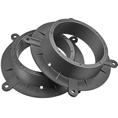 NuIth 6-6.75 inch Front Door Speaker Spacer Bracket Adapter for 2013-2020 Mazda 3 6 CX-5 CX-9 Speaker Plate Install Bose Subwoofer Adapter Ring