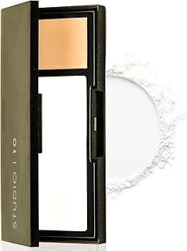 Studio10 Prime Perfect Refining Powder Silk Invisible Setting and Smoothing Powder for Mature Skin Blurs Lines and Pores Without Dryness Talc Free Shine Control for Soft Focus Natural Finish
