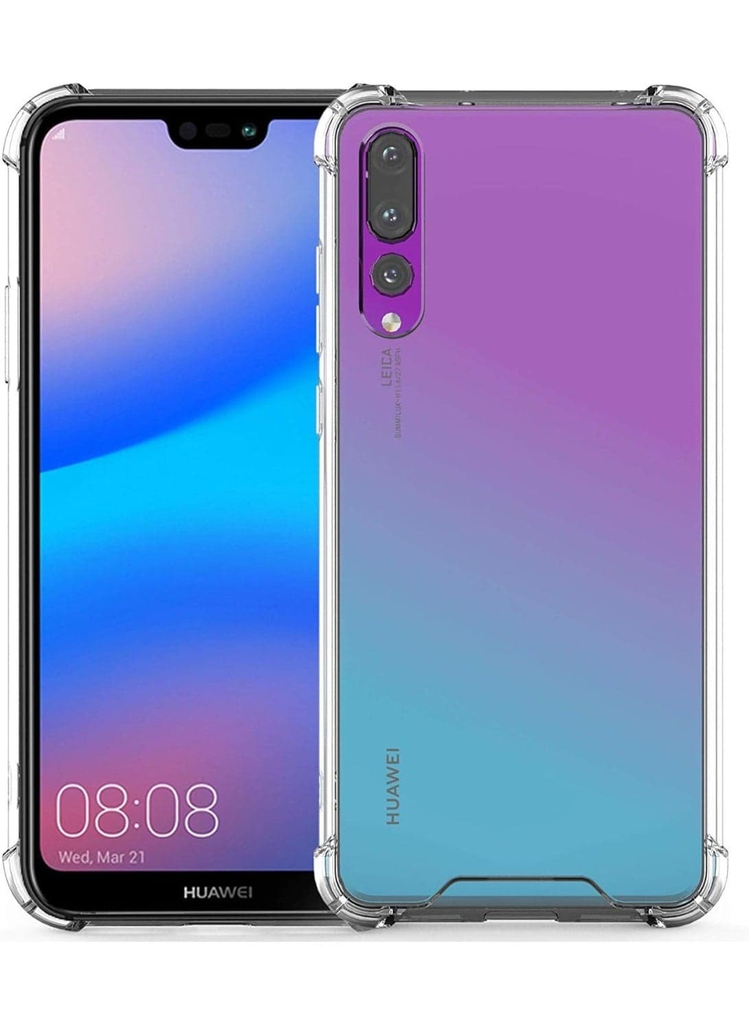 Protective Case Cover For Huawei P20 Pro Clear