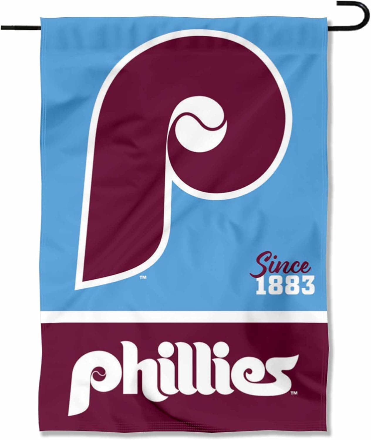 Philadelphia Phillies Retro Vintage Throwback Double Sided Garden Flag