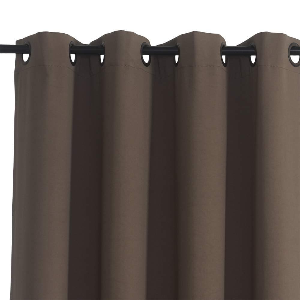 Rose Home Fashion Blackout Sliding Door Curtains Room Darkening Thermal Insulated Curtains for Living Room Bedroom Sliding Glass Door Drapes 1 Panel W100 x L84 Taupe