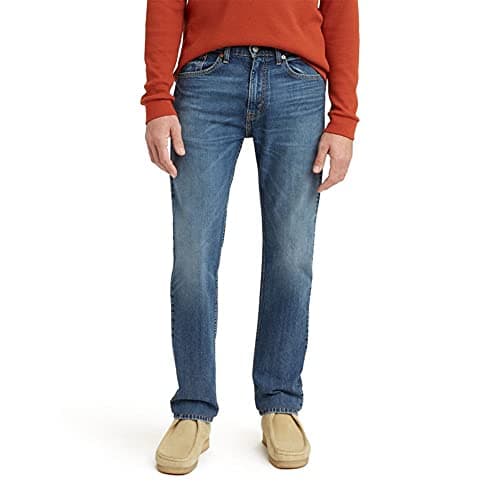 Levi's Men's 505 Regular Fit Jeans (Also Available in Big & Tall), Glowing-Medium Indigo, 38W x 34L