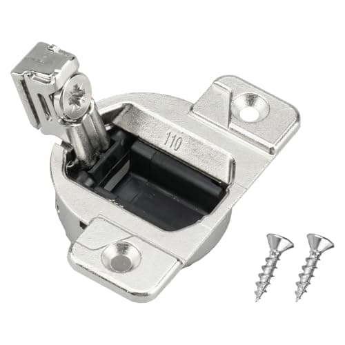 Blum Cabinet Hinge Replacement, 8-Pack,Cabinet Door Hinges Replaces Blum 110 Degree Screw-in Compact 33 Hinge, Hinges for Cabinet Doors (with Screws, Without Mounting Plate)