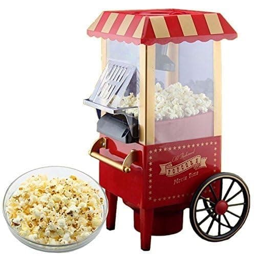 KRIAA ENTERPRISE Mini Popcorn Maker Retro Electric Popcorn Machine MovieTheater Quality Popcorn Quick Pop NonStick Interior Ideal for Home Parties Family Gatheringspopcorn maker
