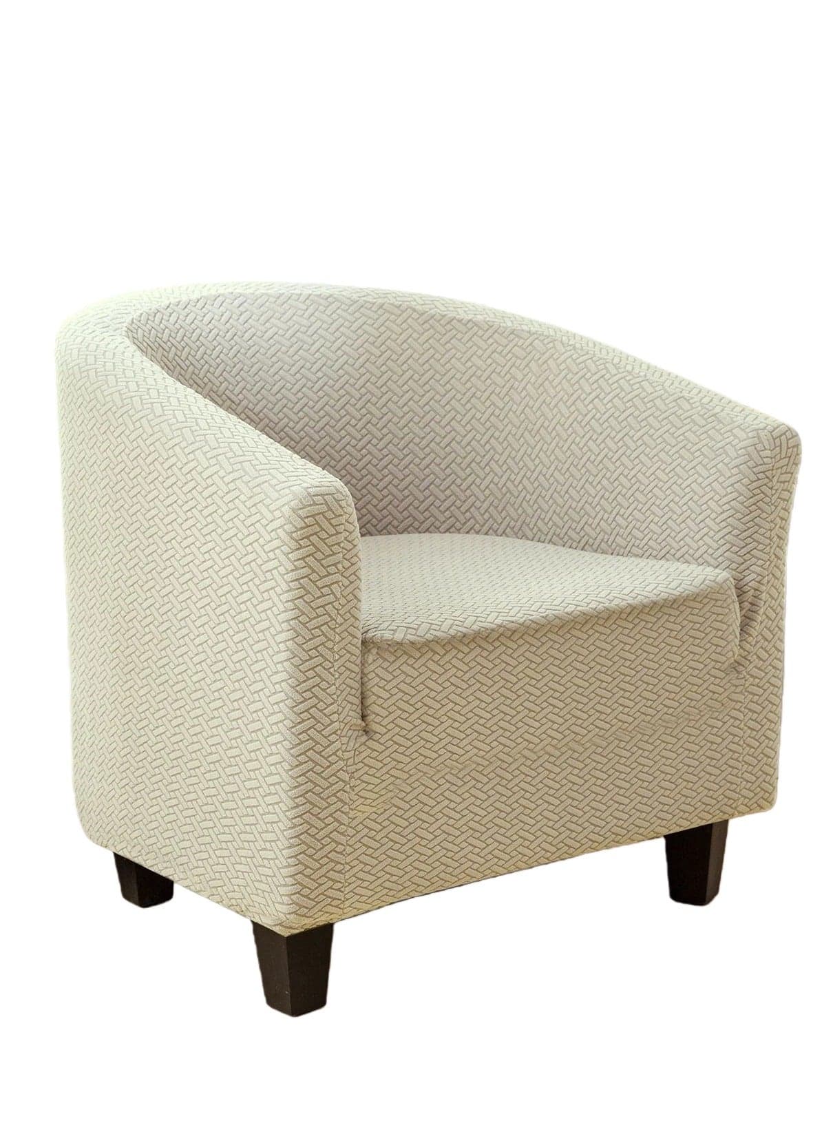 Long plaid jacquard full-cover single sofa slipcover casual one-piece stretch single sofa cover