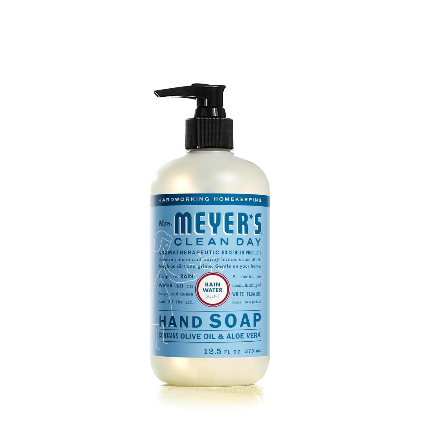 MRS MEYERS CLEAN DAY Hand Soap Made with Essential Oils Biodegradable Formula Rain Water 125 fl oz