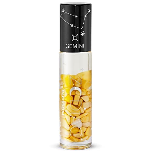 Blossom Lip Gloss Zodiac Sign Vanilla Scented RollOn Lip Gloss Moisturizing Hydrating with Zodiac Crystals Made in USA 020oz Gemini