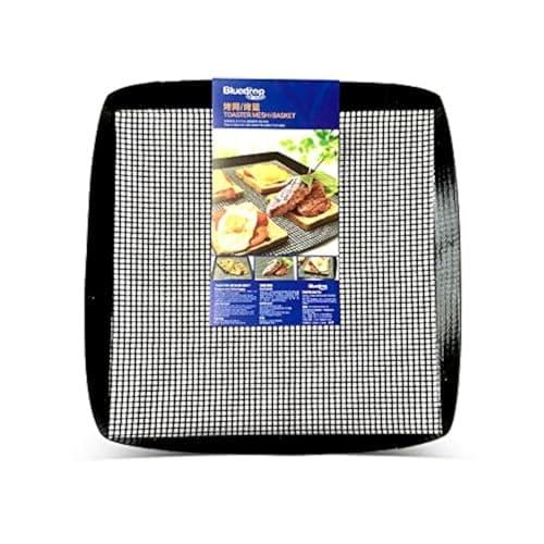Bluedrop Toaster Baskets, Black, Rectangular, 30X35CM, PTFE Coated Fiberglass, Non Stick, Modern, Kitchen, BASKET, Baking Basket