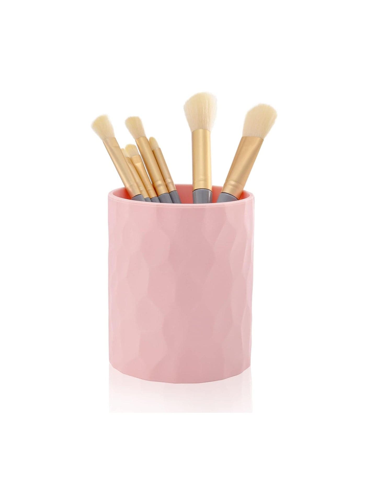 Pen Holder, Nordic Style Silicone Waterproof Pen Holder for Office Desk, Simple Modern Minimalist Cosmetic Storage Box, Multifunctional Office Supplies for Home, Kids and School (Pink)