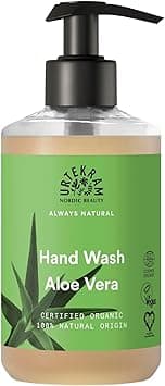 URTEKRAM Liquid Hand Soap with Aloe Vera Regenerating Moisturizing with Orange Fragrance 380 ml