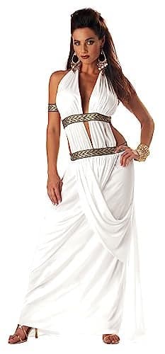 California Costumes Spartan Queen Costume Small White