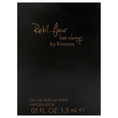 5 Rihanna perfume samples for women: Crush, Reb'l Fleur, Kiss, Rogue, and Rebelle. Fragrance sample vial bottles perfume Set. Great for small gift or to try before purchasing bigger bottles.