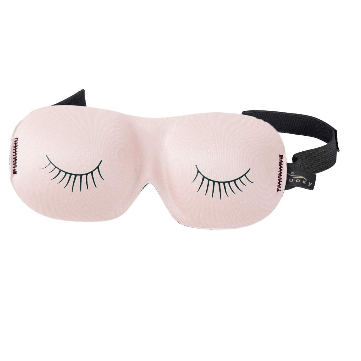 Ultralight Comfortable Contoured Travel and Sleep Eye Mask Strawberry Eyelash One Size