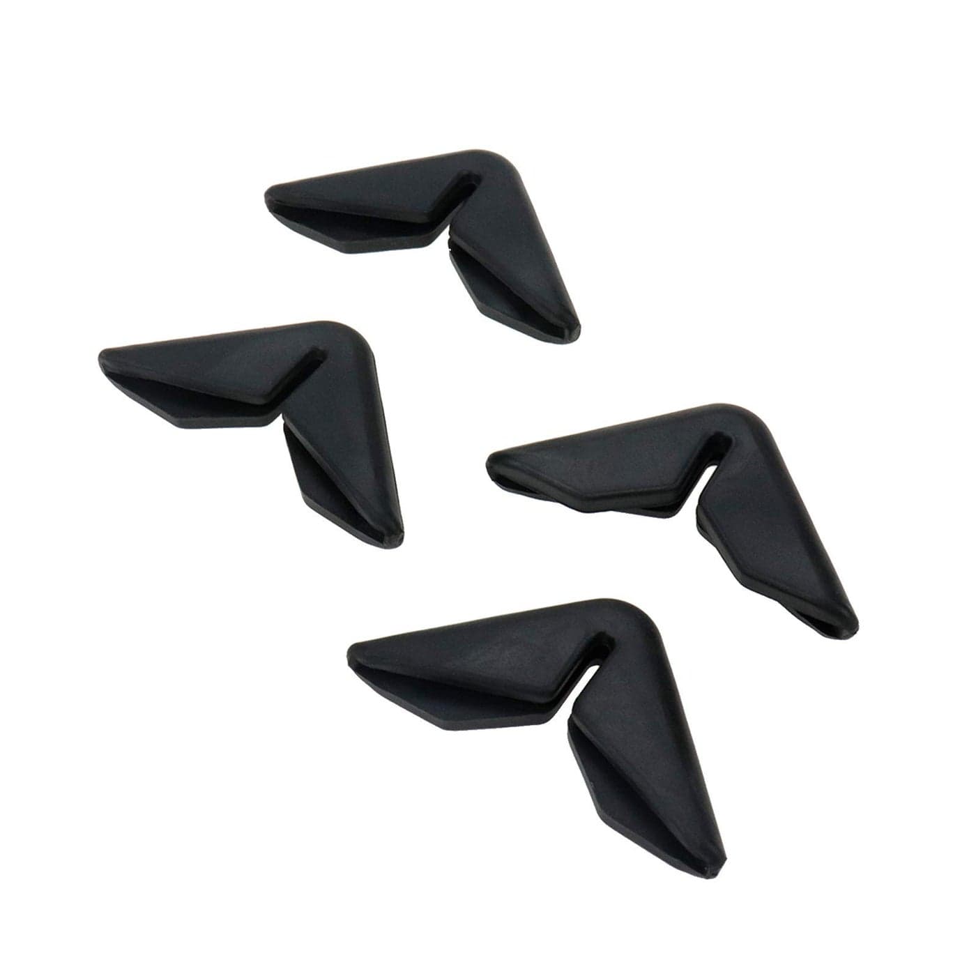 Modengzhe 4 Pcs Car Front Door AntiCollision Corner Guards PVC Car Door Bump Edge AntiScratch Rubber Protector 38 x 38 mm