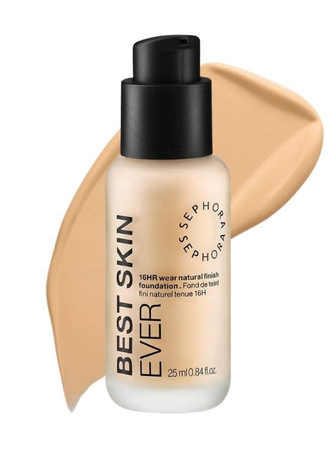 SEPHORA COLLECTION Best Skin Ever 16H Natural Finish Liquid Foundation 25ml – Shade 08Y Fair with Yellow Undertones