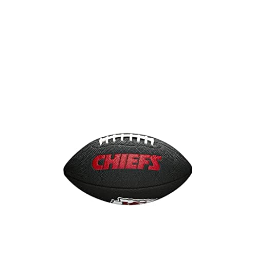 WILSON Sporting Goods NFL Kansas City Chiefs Team Logo Football Black Mini Size