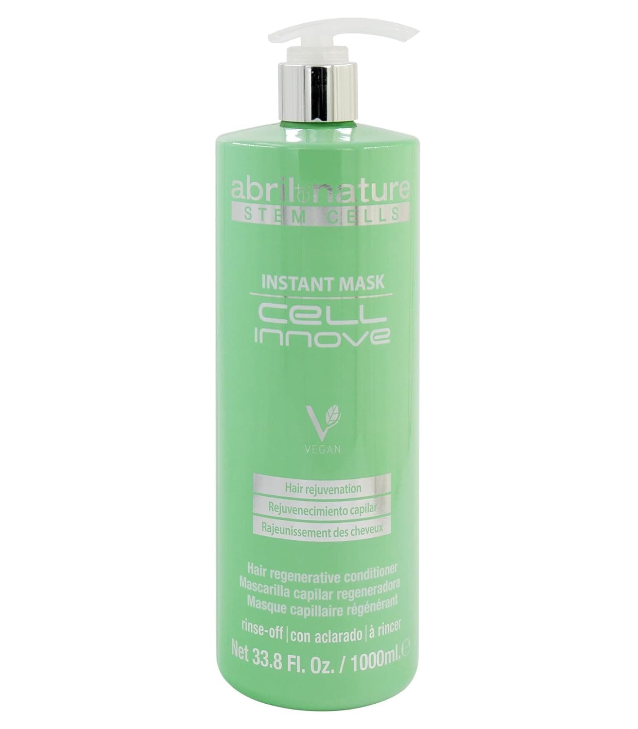 abril et nature Cell Innove Professional Hair Shampoo Youthful Healthy and Shiny Appearance Hair Treatment with Plant Stem Cells Regenerates and Rejuvenates the Hair Fiber 1000 ml