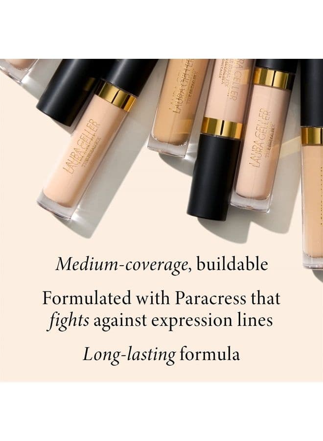 The Ideal Fix Concealer - Golden Medium - Buildable Medium to Full Coverage Liquid Concealer - Covers Under Eye Dark Circles & Blemishes - Long-Lasting