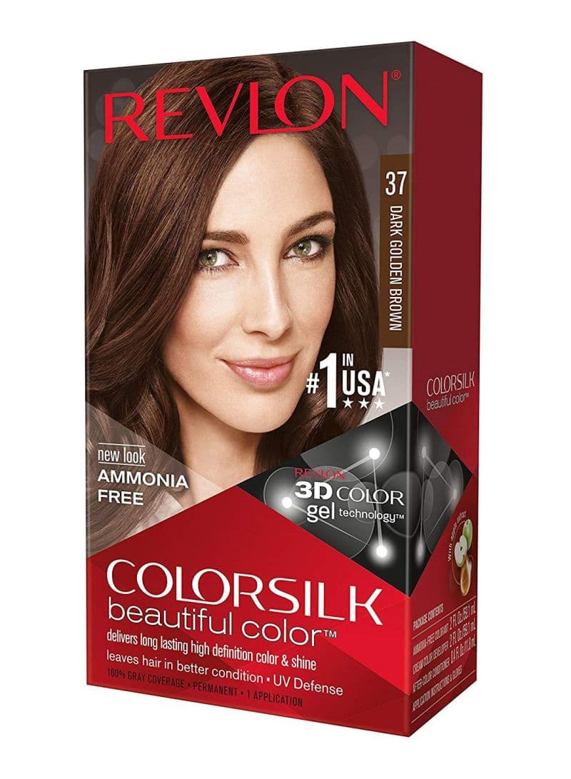 Colorsilk Permanent Hair Colour 37 Dark Golden Brown