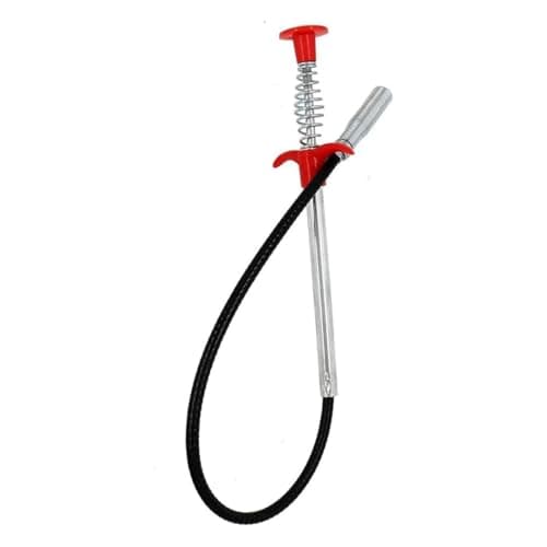 Divayanshi Flexible Drain Cleaner Wire Stick | Stainless Steel Hair Catching Claw Tool for Sink, Sewer, Pipe & Basin, Gardening | Spring Plunger for Kitchen, Bathroom – 290 cm Clog Remover